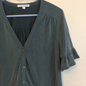 Green Envelope Blouse